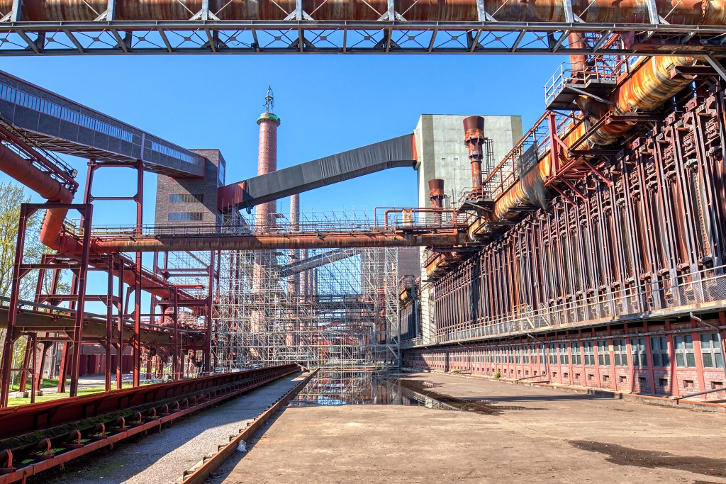 HDR zeche zollverein steenkolenmijn erfgoed ruhrgebied indutrie mijn steenkool fabriek hoogoven
